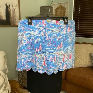 Lilly Pulitzer collette Skort sz 12 Boatilicious